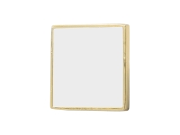 Sublimation Metal Button (Gold, Square)