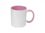 Sublimation 11oz Inner Rim Color Mug - Pink