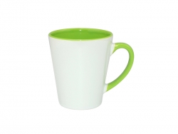 Sublimation 12oz Inner Rim Color Mug (Light Green)