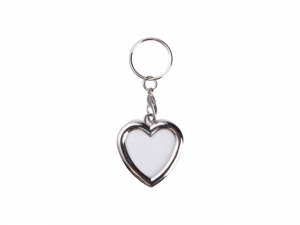 Sublimation Heart Frame Keyring