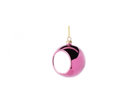 Bola Adorno de Navidad 6cm Insert No Incluido (Fucsia) Cantidad Mínima: 100 unidades