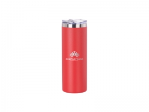 20oz/600ml Powder Coated Stainless Steel Mug(Red)