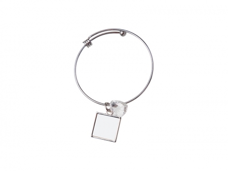 Pulsera Ajustable con Insert (Cuadrado)