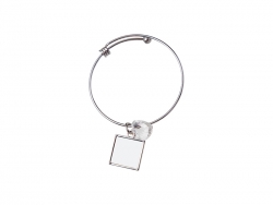 Pulsera Ajustable con Insert (Cuadrado)