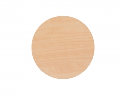 Posavasos sublimación redondo madera chapada (φ9.5cm)