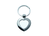 Sublimation Heart Shaped Key Ring