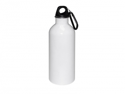 Sublimation 600ml Stainless Steel Bottle-White (same shape as 600ml al bottle)