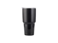 Stainless Steel Black Tumbler 30oz. (Blank)