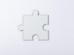 Porta-Copos Puzzle PU (Branco, 12*12cm)