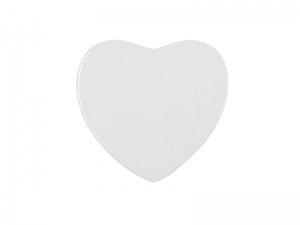 Sublimation Ceramic Fridge Magnet-Heart (6*6.8cm)