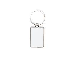 Sublimation Blank Key Chain (Round Corner Rect, 3*4.8cm)