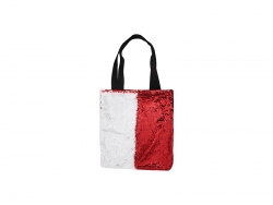 Bolsa Tote Lentejoulas (Vermelho/Branco)