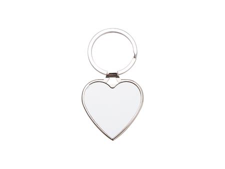 Sublimation Blank Key Chain (Heart, 4*4.5cm)