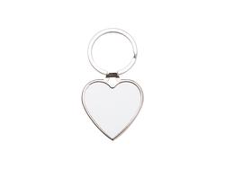 Sublimation Blank Key Chain (Heart, 4*4.5cm)