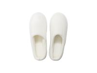 Sublimation Adult Fuzzy  Close Toe Slippers (Full White, 38-39#)