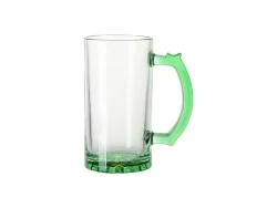 Sublimation 12oz/360ml Glass Mug w/ Light Green Handle (Clear) - BestSub -  Sublimation Blanks,Sublimation Mugs,Heat Press,LaserBox,Engraving  Blanks,UV&DTF Printing