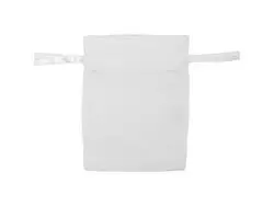 Bolsa Cordón Satén Blanco (16*23cm)