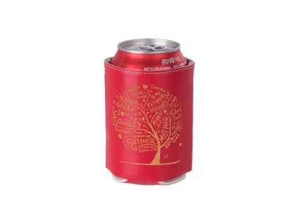 PU Can Cooler (Red) MOQ: 500