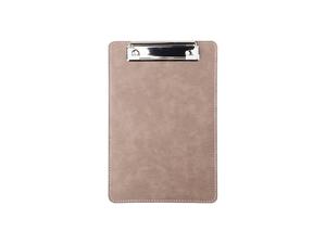 Sublimation PU Leather Clipboard with Metal Clip (Gray, A5 size)