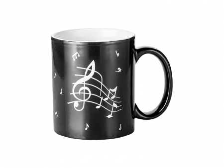 Sublimation 11oz Engraving Color Changing Mug (Music)