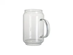 10 oz. Sublimatable Frosted Glass Mug with Handle – Hernandez Homemade  Blanks & More