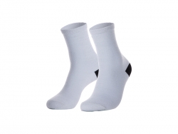 Sublimation Silver Silk Glitter Adult Crew Sock (8.8*30.5)