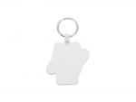 Sublimation Blanks HB Bing Dwen Dwen Shaped Keyring (5.6x5.9cm)