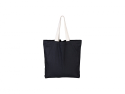 Sublimation Canvas Tote Bag(Black)