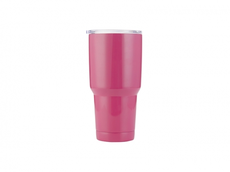 Sublimation 30oz Stainless Steel Tumbler( Rose Red)