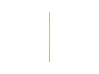 23cm Plain Straight Green Glass Straw