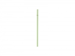 23cm Plain Straight Green Glass Straw