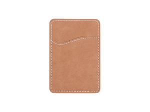 Sublimation Sublimation Phone Wallet with Sticker (Brown)