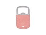 Sublimation PU Stainless Steel Bottle Opener (Pink, 3.2*5.2cm)