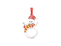 3&quot; Sublimation Metal Christmas Snowman Ornament