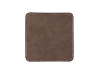 Sublimation PU Leather Square Mug Coaster (Gray, 10*10cm)