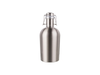 64oz/2000ml Sublimation Growler (Silver)