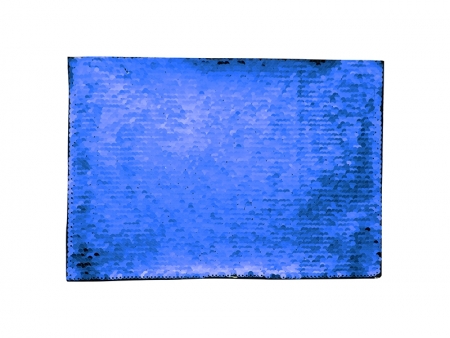 Lentejuelas adhesivas (Rectangular, Azul oscuro Con Blanco)