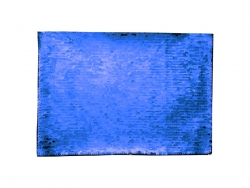 Lentejuelas adhesivas (Rectangular, Azul oscuro Con Blanco)