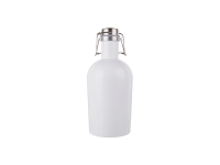 64oz/2000ml Sublimation Growler (White)