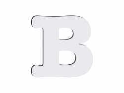 Sublimation HB Letters -B (10*10cm)