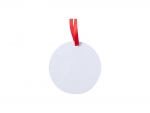 Sublimation Blank Metal Round Ornament (φ7.6cm)