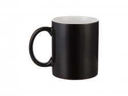Sublimation 11oz Color Changing Mug (Black, Semi-Glossy)