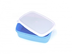 Boîte en plastique bleu 18 x 13 cm Sublimation Transfert Thermique