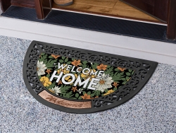 Sublimation Blanks Half Round Rubber Felt Door Mat