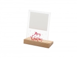 Sublimation Blanks Retangular Glass Photo Frame w/ White Patch (Merry Christmas, 12.7*17.8cm)