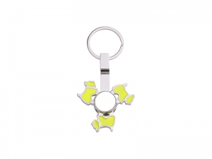 Sublimation Fidget Spinner Key Ring (Dog)