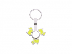 Sublimation Fidget Spinner Key Ring (Dog)