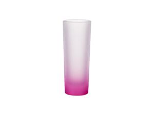 3oz Sublimation Shot Glass (Gradient Color Rose Red)