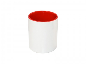 Sublimation 11oz Pencil Holder (Red)