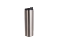 16oz/500ml Sublimation Stainless Steel Flask (Silver)